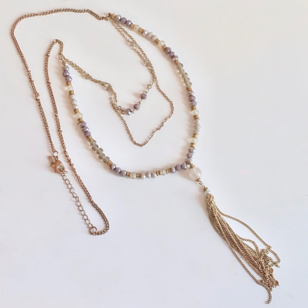 Long Layered Necklace